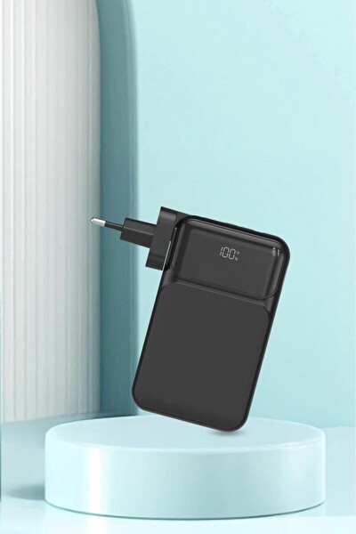 Başkenttekno 1027 20000 Mah Type-C Lightning 22.5 W Hızlı Şarj Dijital Göstergeli Powerbank