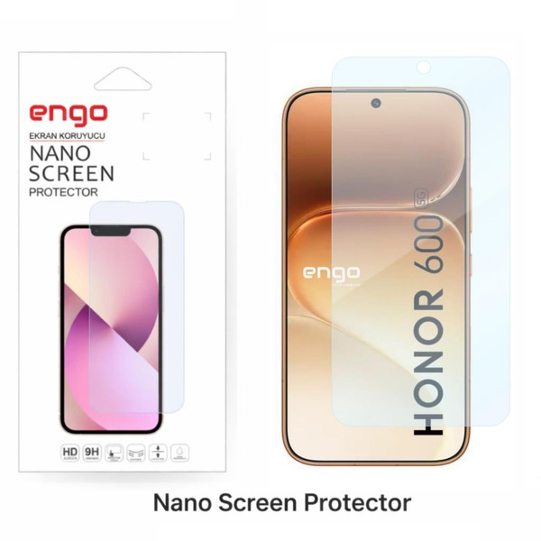 Engo Honor 600 Ekran Koruyucu 9H Nano Parlak 6.57