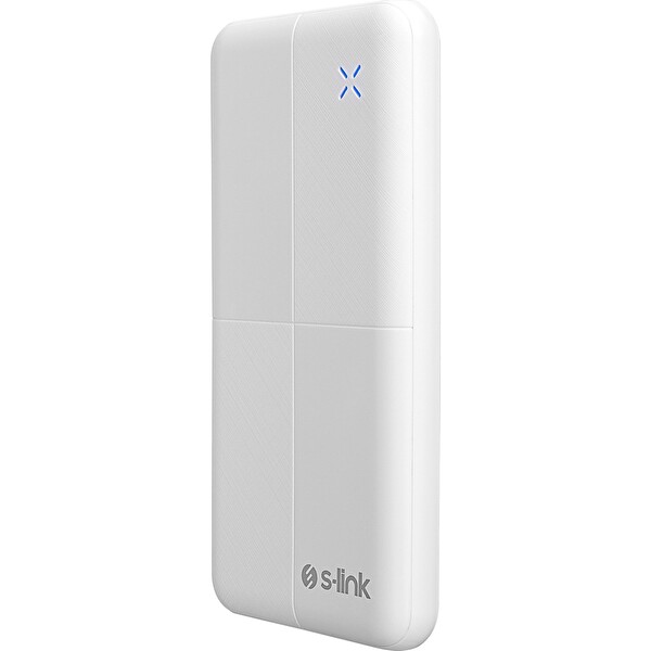 S-Link IP-G12N 10.000MAH Micro-USB Type-C Giriş-Çıkış Beyaz Taşınabilir Şarj Cihazı