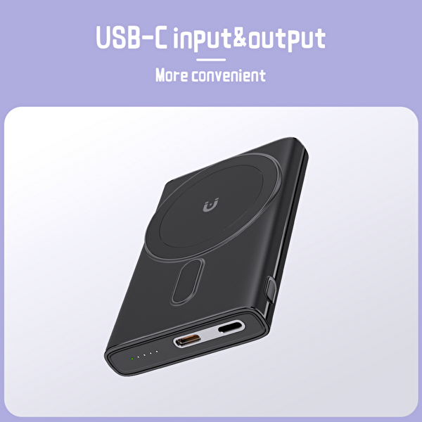 Çeşithane Ferro WPG-053 5000 mAh Kablosuz Şarj 15W 22.5W Powerbank