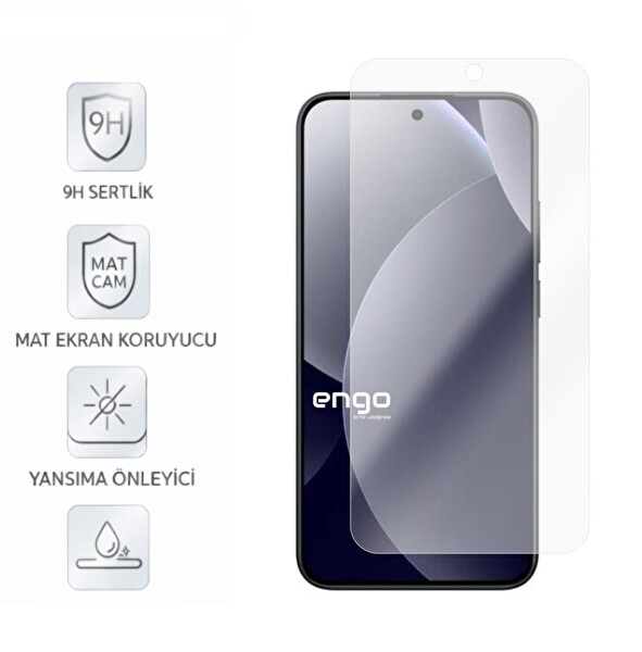 Engo Redmi Note 15 Pro 5G Mat Ekran Koruyucu 9H Nano Anti Glare