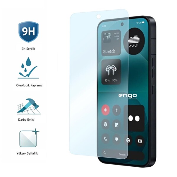 Engo Nothing Phone 4a Pro Ekran Koruyucu 9H Nano Şeffaf