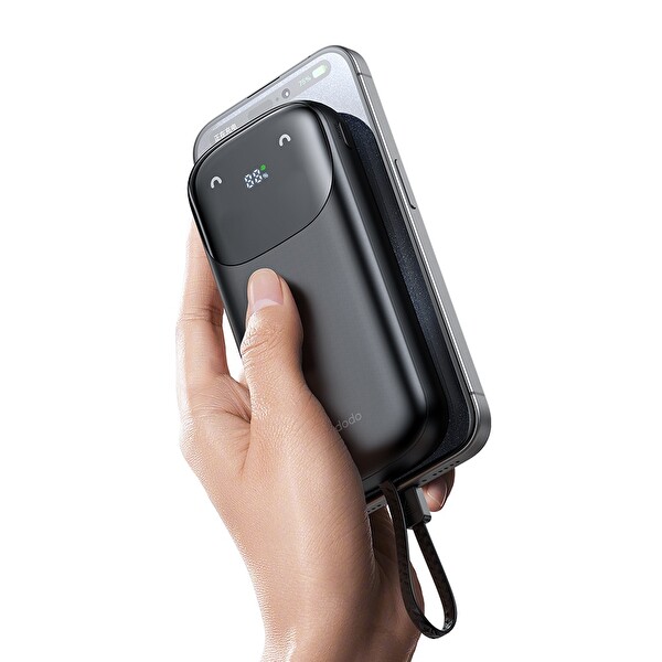 Mcdodo MC-8530 20.000 mAh 22.5W PD QC Hızlı Şarj Dijital Göstergeli Çoklu Kablolu Powerbank