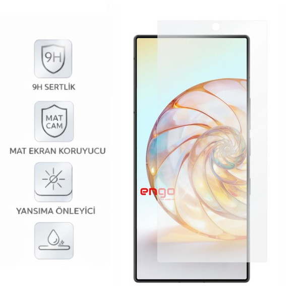Engo ZTE Nubia Z60 Ultra 9H Nano Şeffaf Mat Ekran Koruyucu