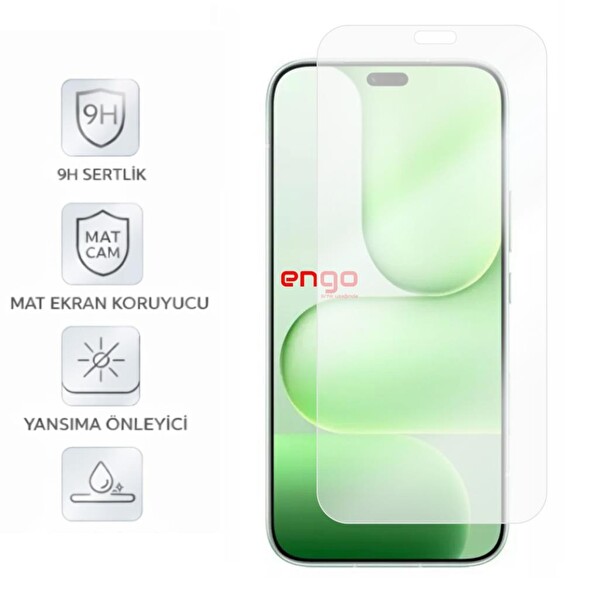 Engo Honor 600 Lite 9H Nano Şeffaf Mat Ekran Koruyucu LNA-NX1