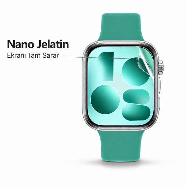 Newface Huawei Watch Fit 5 Pro Uyumlu 3 Adet Şeffaf Ultra koruyucu Nano Jelatin