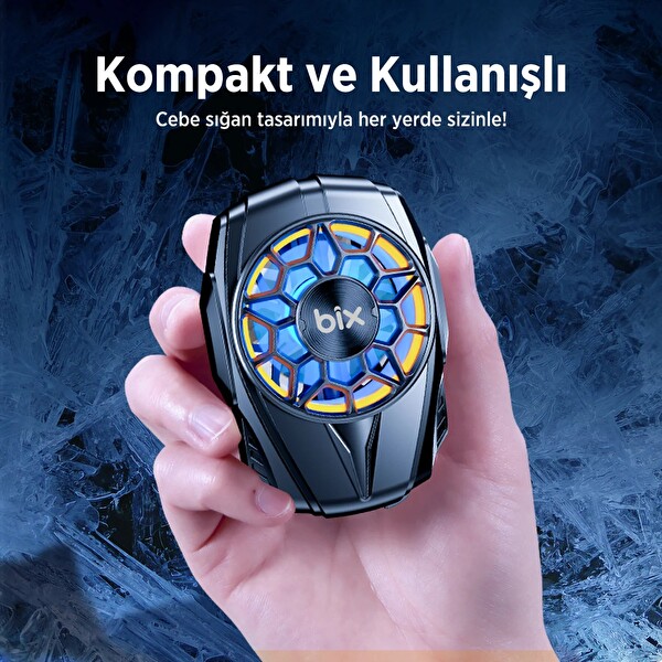 Bix BXCP03G Kablolu Sessiz Güçlü Telefon Soğutma Cihazı
