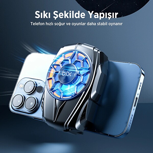 Bix BXCP03G Kablolu Sessiz Güçlü Telefon Soğutma Cihazı