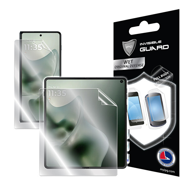 IPG Motorola Razr Fold için IPG Hydrogel Tam Kaplama İç-Dış Ekran ve Arka Koruyucu