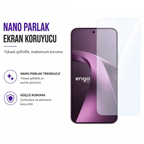 Engo Xiaomi 17T Pro Ekran Koruyucu 9H Nano Parlak 6.83 inç