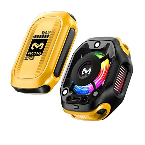 Çeşithane CX12 Manyetik Telefon Soğutucu PUBG Gaming Radyatör Yarı İletken RGB Işıklı Fan 2000 mAh