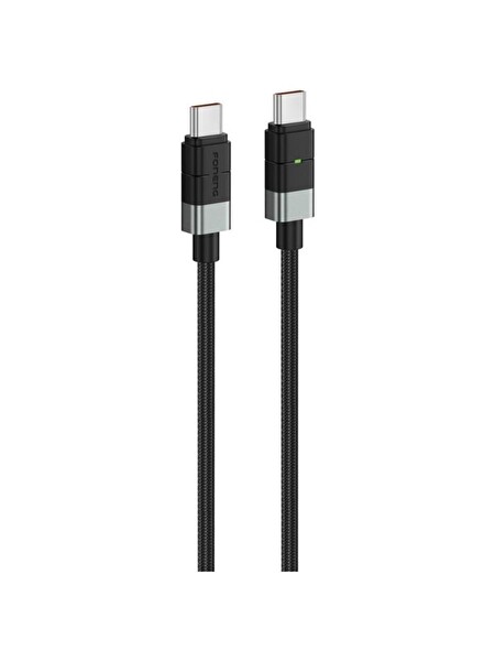 Foneng XS03 Typec to Typec 240W Siyah 2M Şarj Kablosu
