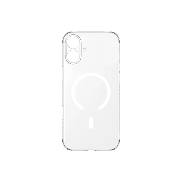 Baseus Crystal İnce Manyetik Lens Korumalı iPhone17 Telefon Kılıfı Şeffaf