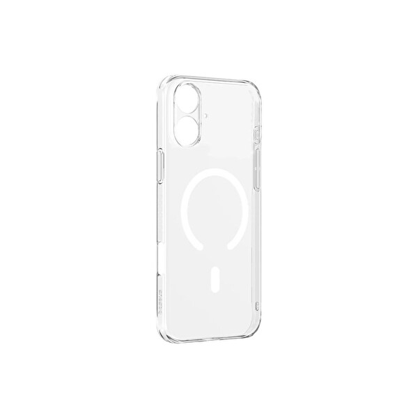 Baseus Crystal İnce Manyetik Lens Korumalı iPhone17 Telefon Kılıfı Şeffaf