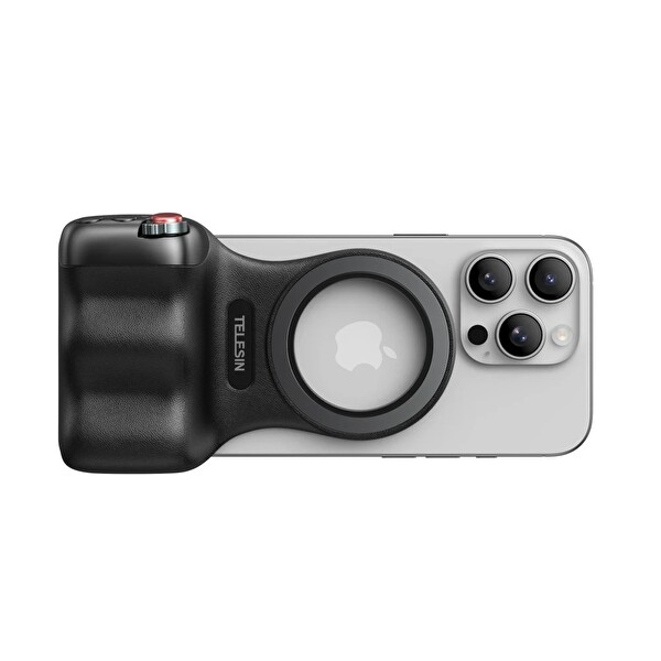 Telesin Fun Shot MagGrip 2 Siyah Manyetik Telefon Tutucu ve Kamera Grip