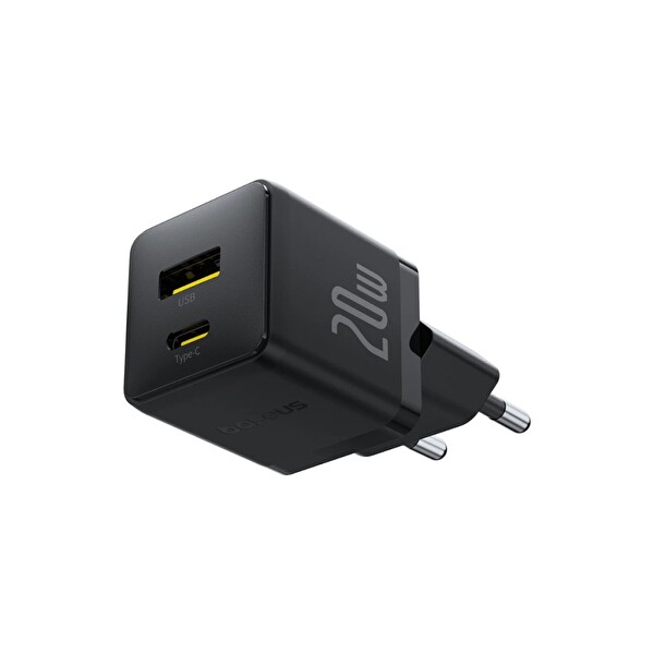 Baseus Palm Fast USB-A USB-C 20W Şarj Cihazı