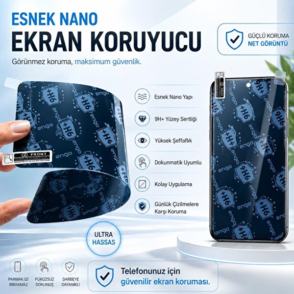 Engo Poco C81 Pro 9H Nano Şeffaf 6.9