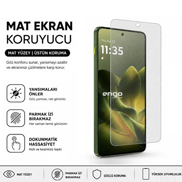 Engo Motorola Edge 70 9H Nano 6.67 Mat Ekran Koruyucu 2
