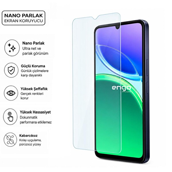 Engo Vivo Y05 6.74 9H Nano Parlak Ekran Koruyucu 3