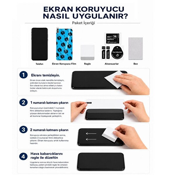Engo Vivo Y05 6.74 9H Nano Parlak Ekran Koruyucu 5