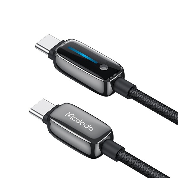 Mcdodo CA-0100 100W Type-C Type-C 1.2 M Siyah Şarj Kablosu