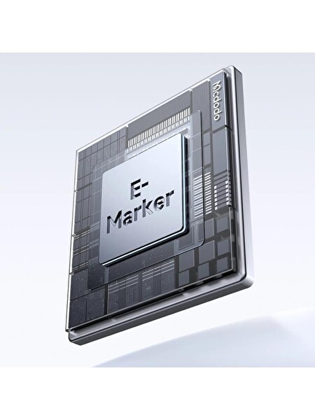 Mcdodo CA-6871 Type-C Type-C 60W PD Hızlı Şarj E-Marker Çipli Easy Serisi Örgü Kablo Siyah 2M