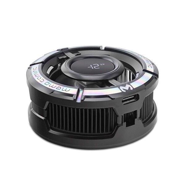 Hadron CX15 Manyetik 15W RGB Isı Göstergeli Telefon Soğutucu Fan Siyah