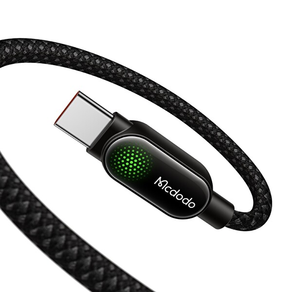 Mcdodo CA-5620 100W Type-C Type-C Nefes Efektli 1.2M Işıklı Şarj Kablosu