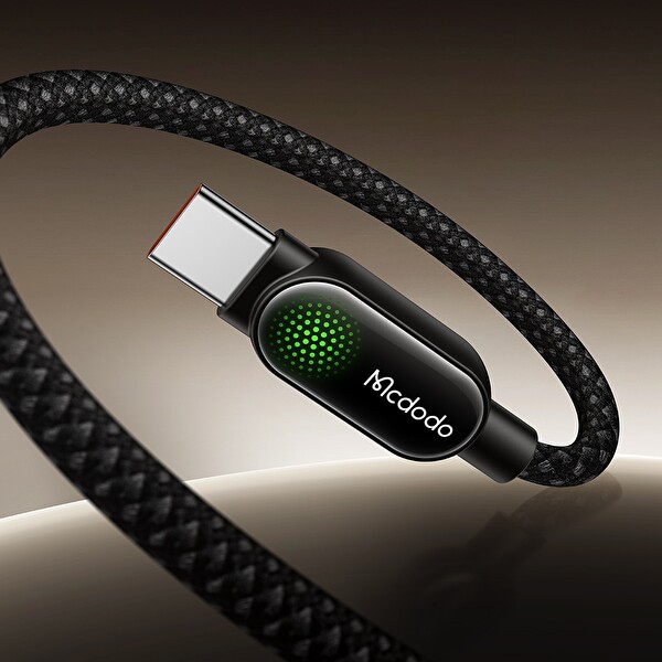 Mcdodo CA-5620 100W Type-C Type-C Nefes Efektli 1.2M Işıklı Şarj Kablosu