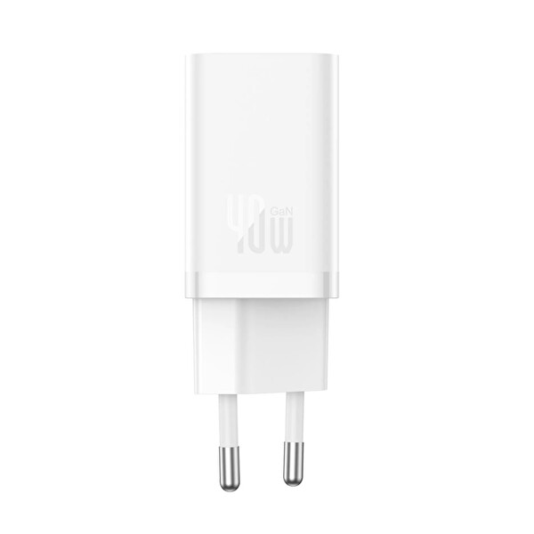 Baseus GaN5 Pro 40 W Beyaz Hızlı Şarj Adaptörü