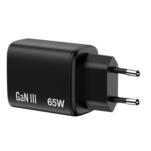 Verbatim 32352 ESS Gan Charger 65W EU Siyah Şarj Aleti