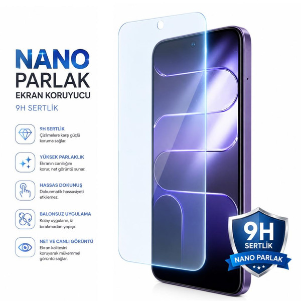 Engo Tecno Spark 50 5G 9H Nano Parlak Ekran Koruyucu KN8