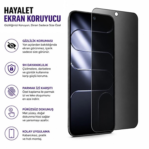 Engo Tecno Spark 50 5G Hayalet Ekran Koruyucu Nano Şeffaf KN8 4