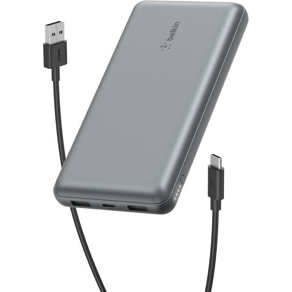 Belkin BPB012BTGY USB C 20000mAh 15W Uzay Grisi Taşınabilir Şarj Cihazı