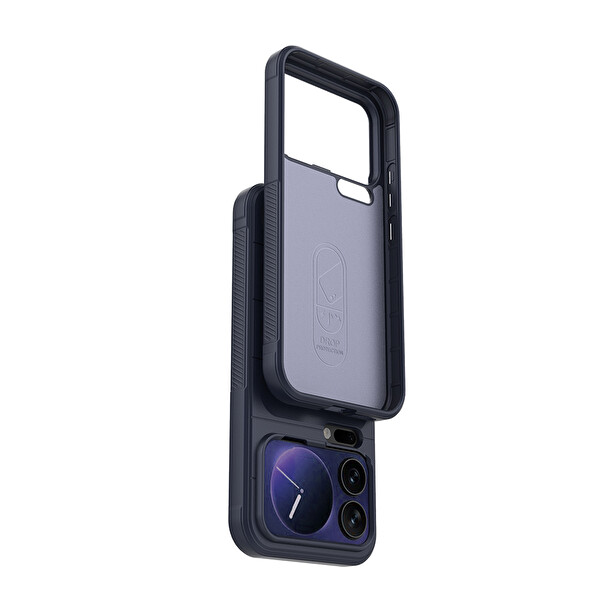 Başkenttekno Xiaomi 17 Pro Max Esnek TPU Oyuklu Arka Yüzey Tasarımlı Etnik Silikon Kılıf Siyah