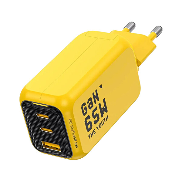 Aohi Youth 3 Portlu GaN 65W Şarj Adaptörü 140W Hızlı Şarj Kablosu Seti
