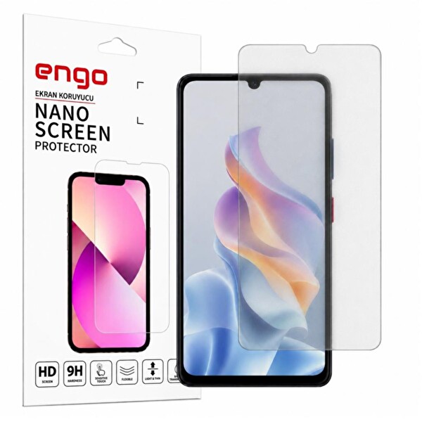 Engo Z2469N Nubia A76 5G Nano Şeffaf Mat Ekran Koruyucu