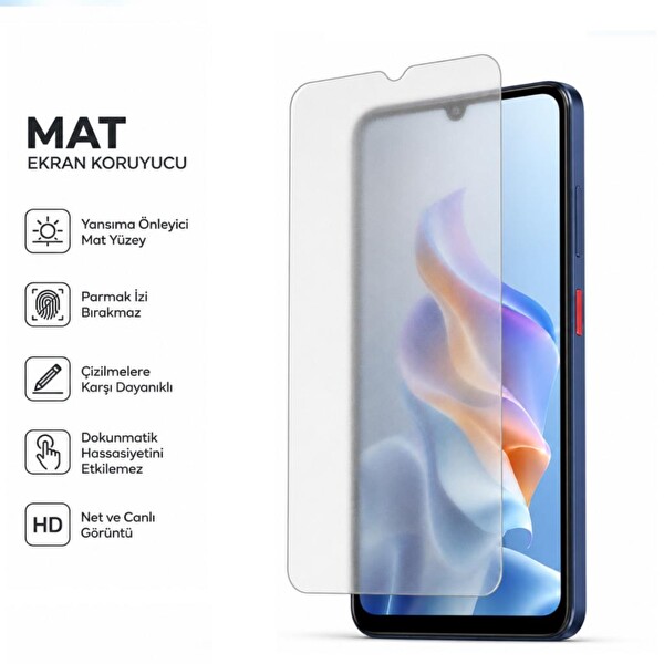 Engo Z2469N Nubia A76 5G Nano Şeffaf Mat Ekran Koruyucu 2