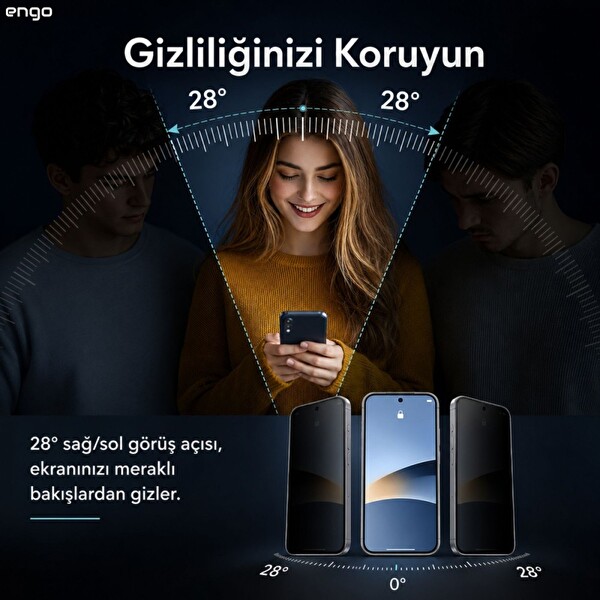 Engo Samsung Galaxy A27 5G Hayalet Ekran Koruyucu SM-A276B