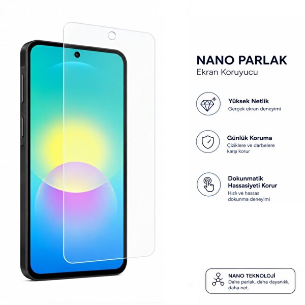 Engo Samsung Galaxy A27 5G Parlak Ekran Koruyucu SM-A276B