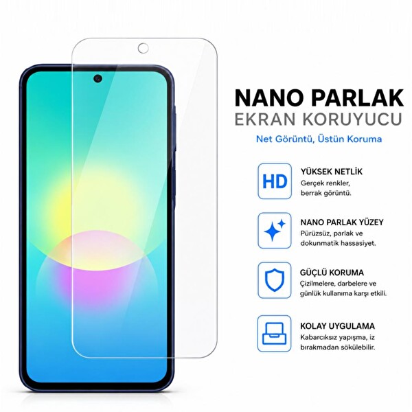Engo Samsung Galaxy A27 5G Parlak Ekran Koruyucu SM-A276B