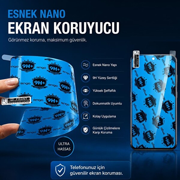 Engo Samsung Galaxy A27 5G Parlak Ekran Koruyucu SM-A276B
