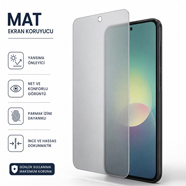 Engo Samsung Galaxy A27 5G Mat Nano Ekran Koruyucu SM-A276B