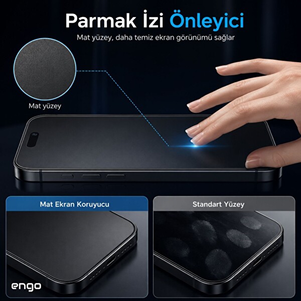 Engo Samsung Galaxy A27 5G Mat Nano Ekran Koruyucu SM-A276B