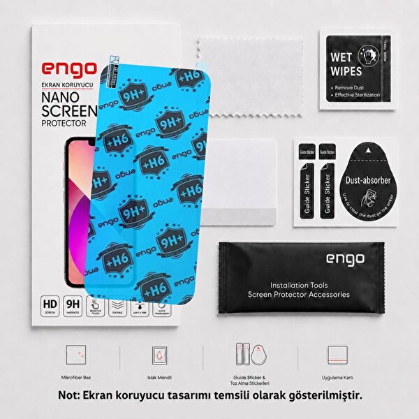 Engo Vivo X300 Ultra Ekran Koruyucu 9H Nano Parlak - V2562
