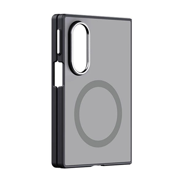 Galaxy Z Fold8 Aynalı Magnet Kılıf - Gümüş