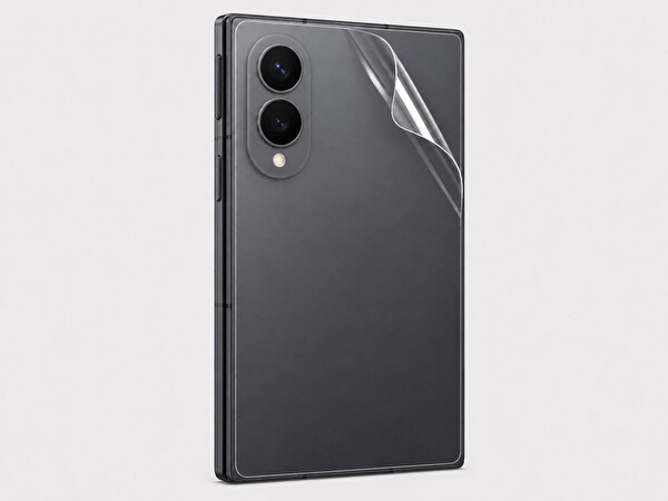 Samsung Galaxy Z Fold 8 Uyumlu 2 Ön 1 Arka Body Şeffaf Ultra koruyucu Nano Jelatin