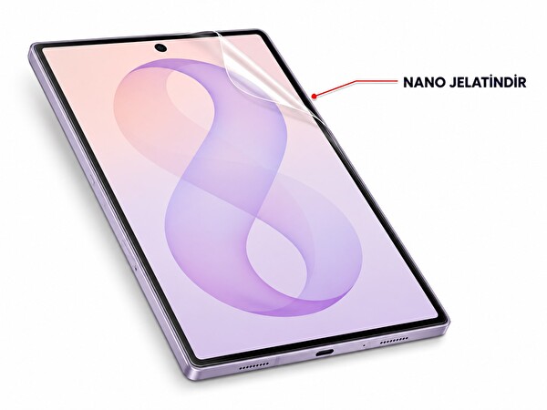 Samsung Galaxy Z Fold 8 Uyumlu Ön Body Şeffaf Ultra koruyucu Nano Jelatin