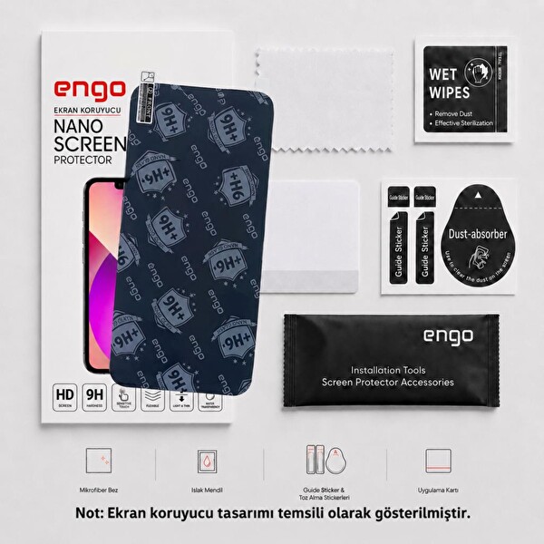 Engo OnePlus Nord 6 Mat Ekran Koruyucu 9H Nano Şeffaf CPH2793
