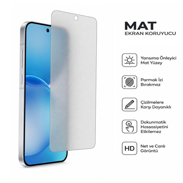 Engo Oppo Reno16 F 5G Mat Ekran Koruyucu 9H Nano Şeffaf CPH2859